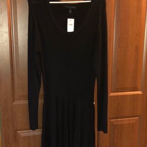 Black Plus Size Sweater Dress